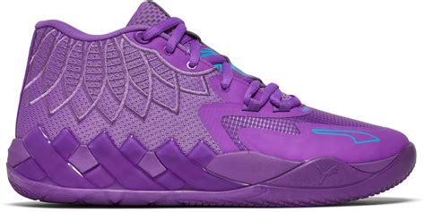 purple basketball shoes youth